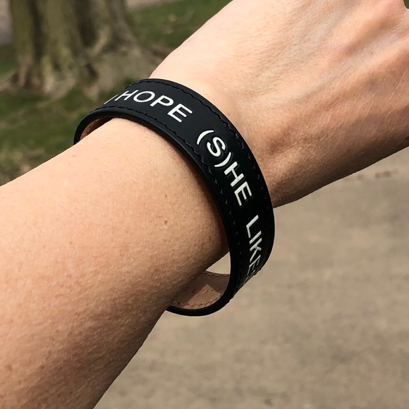 Balmain Leather Snap Bracelet Like Boys NEW He She - Picture 14 of 14